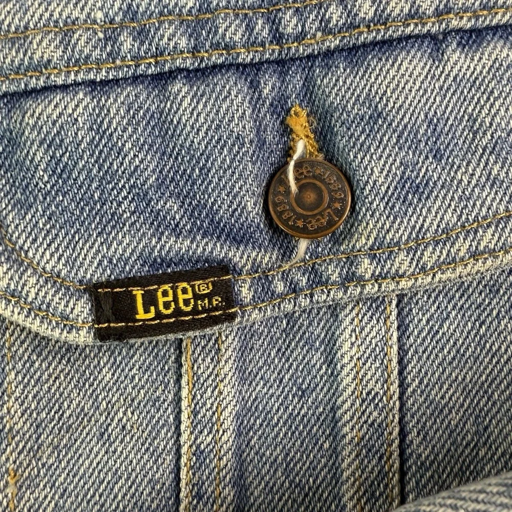 Vintage‎ 90's Lee Denim Jacket XXL USA Prism Theatrical Lighting NYC Embroidered